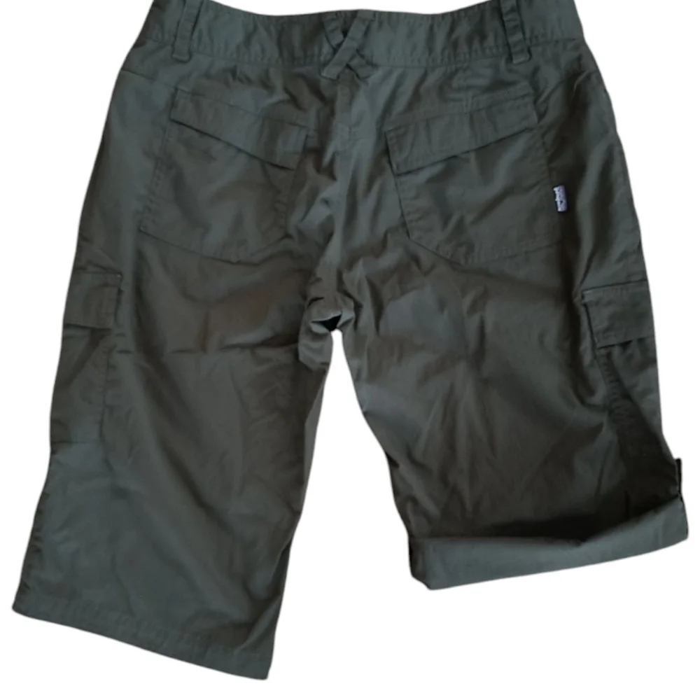 Patagonia Solimar Olive Green Bermuda Cargo Hiking Shorts Size 6